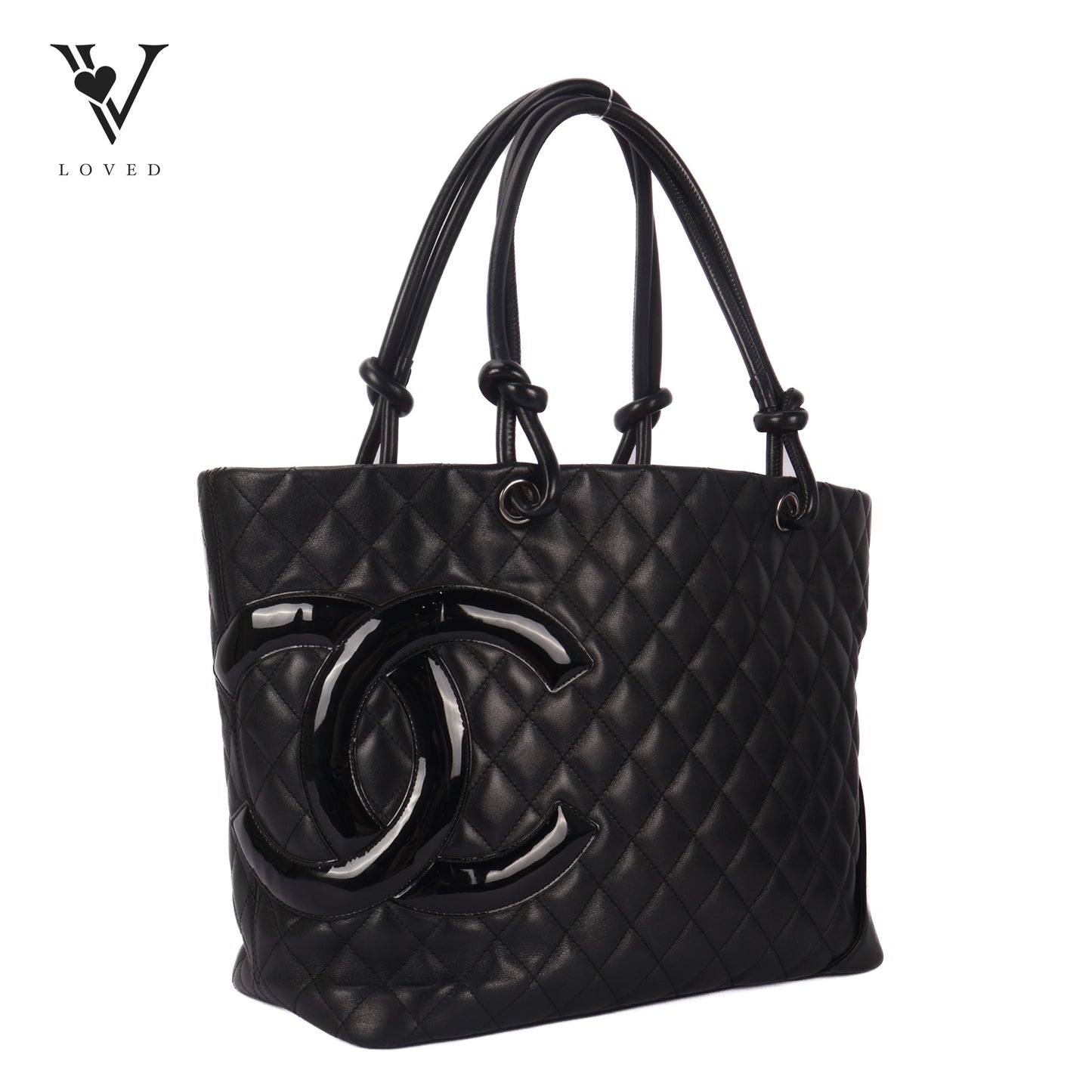 Cambon In Black Quilted