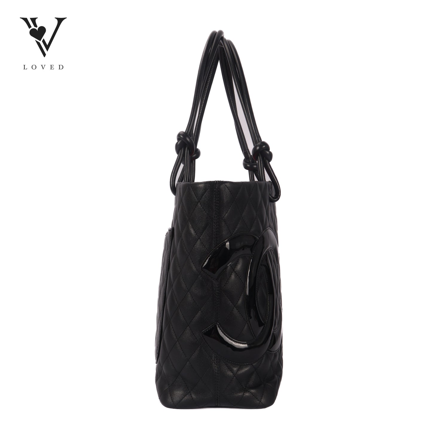 Cambon In Black Quilted