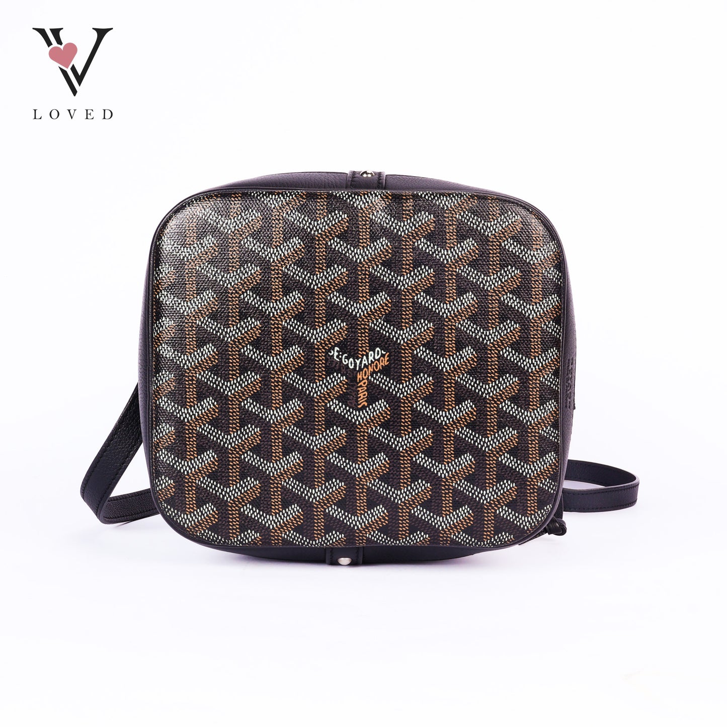 Goyardine Petit Flot Bucket Bag PM Black