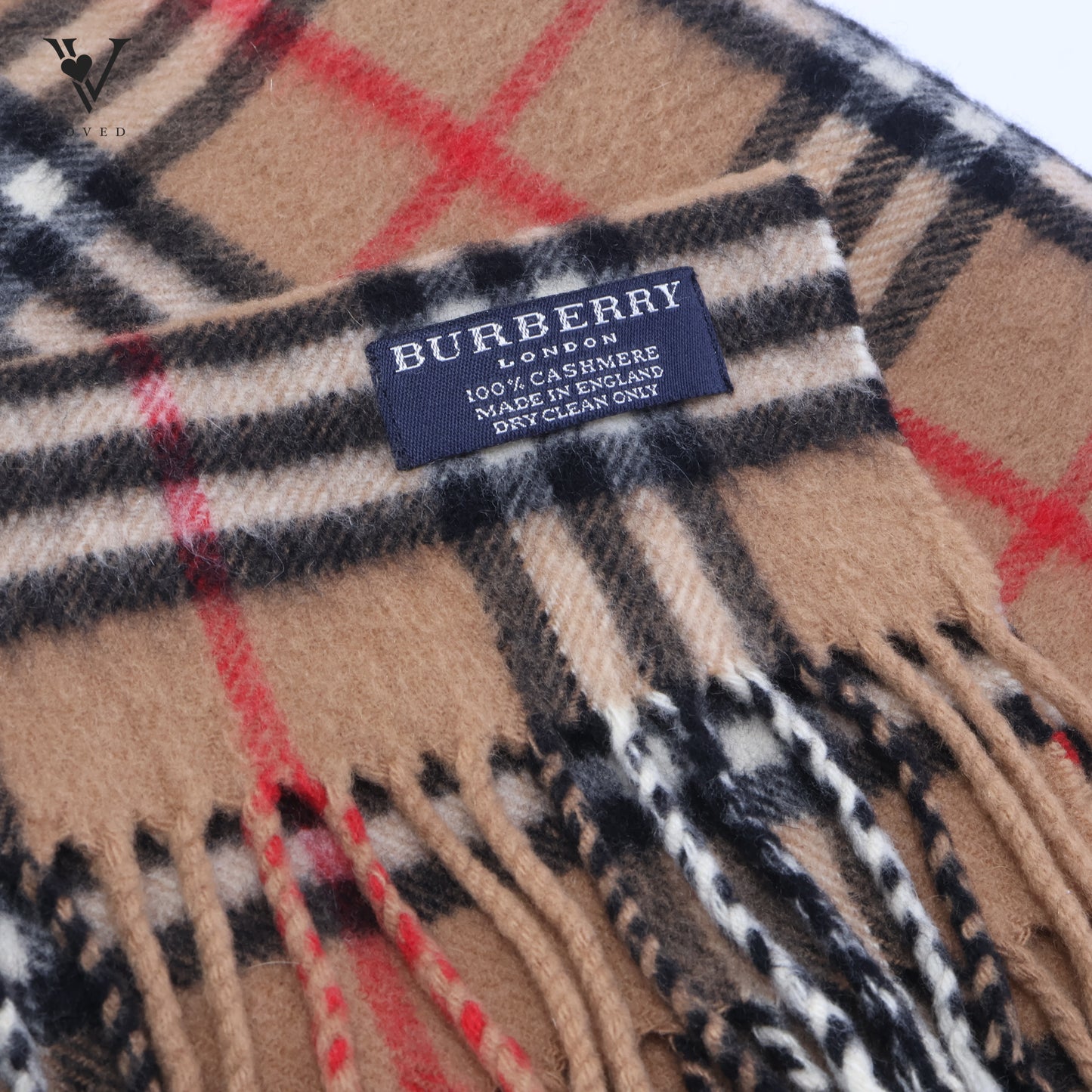 Nova Check Cashmere Scarf