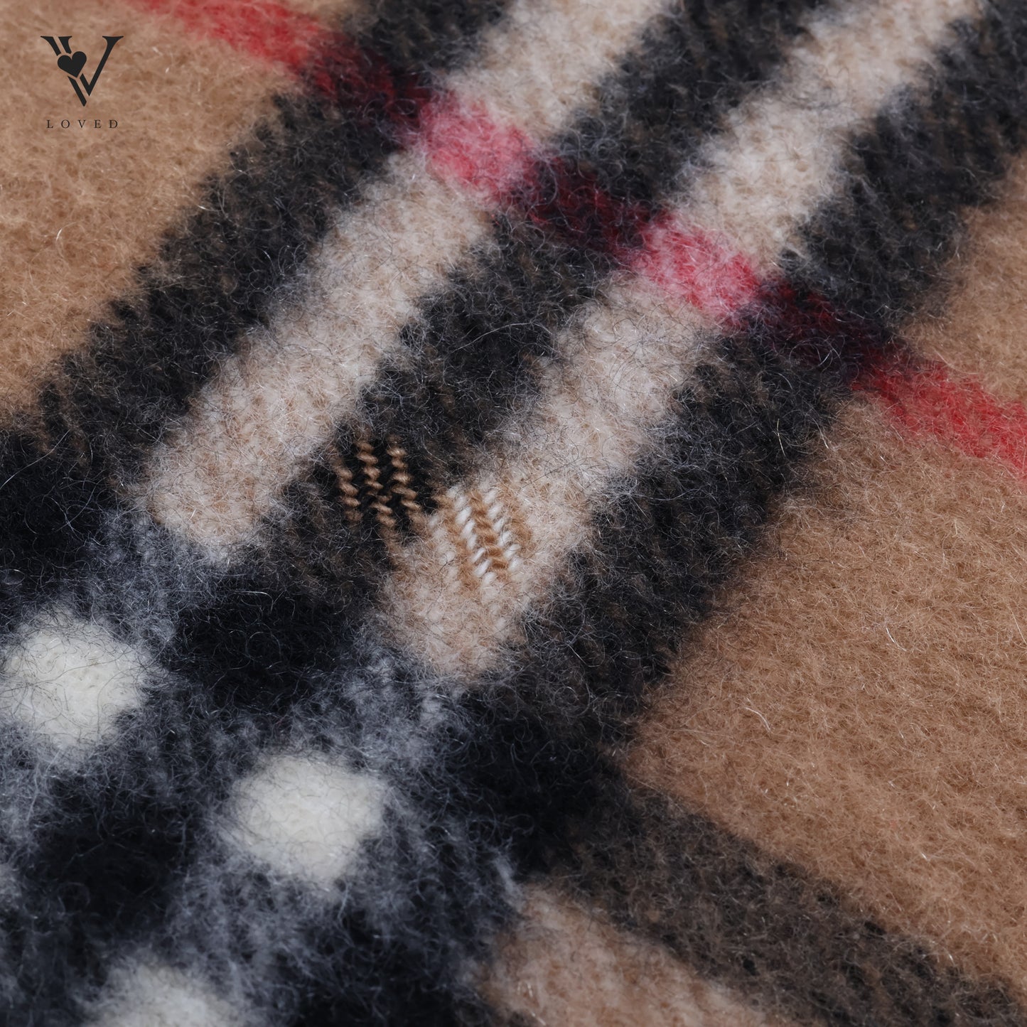 Nova Check Cashmere Scarf