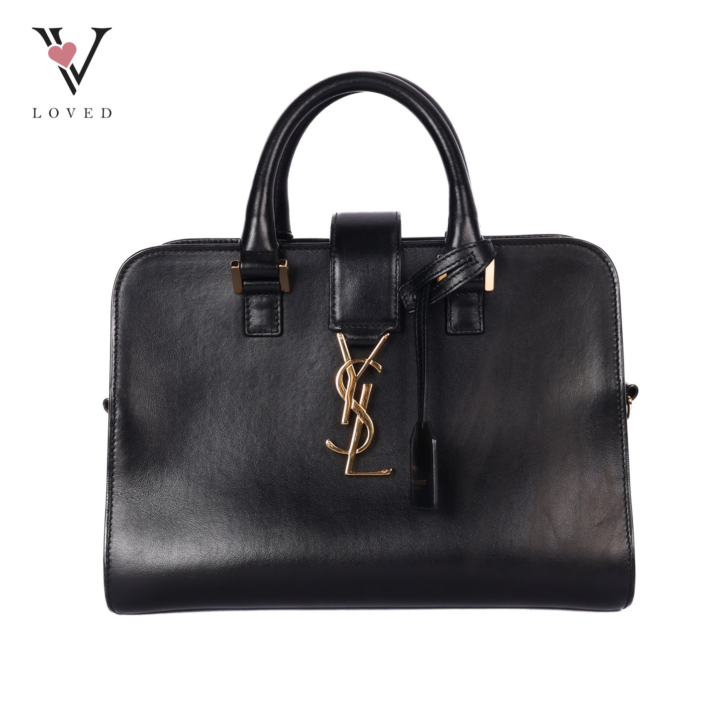 Baby Monogram Cabas In Black Leather