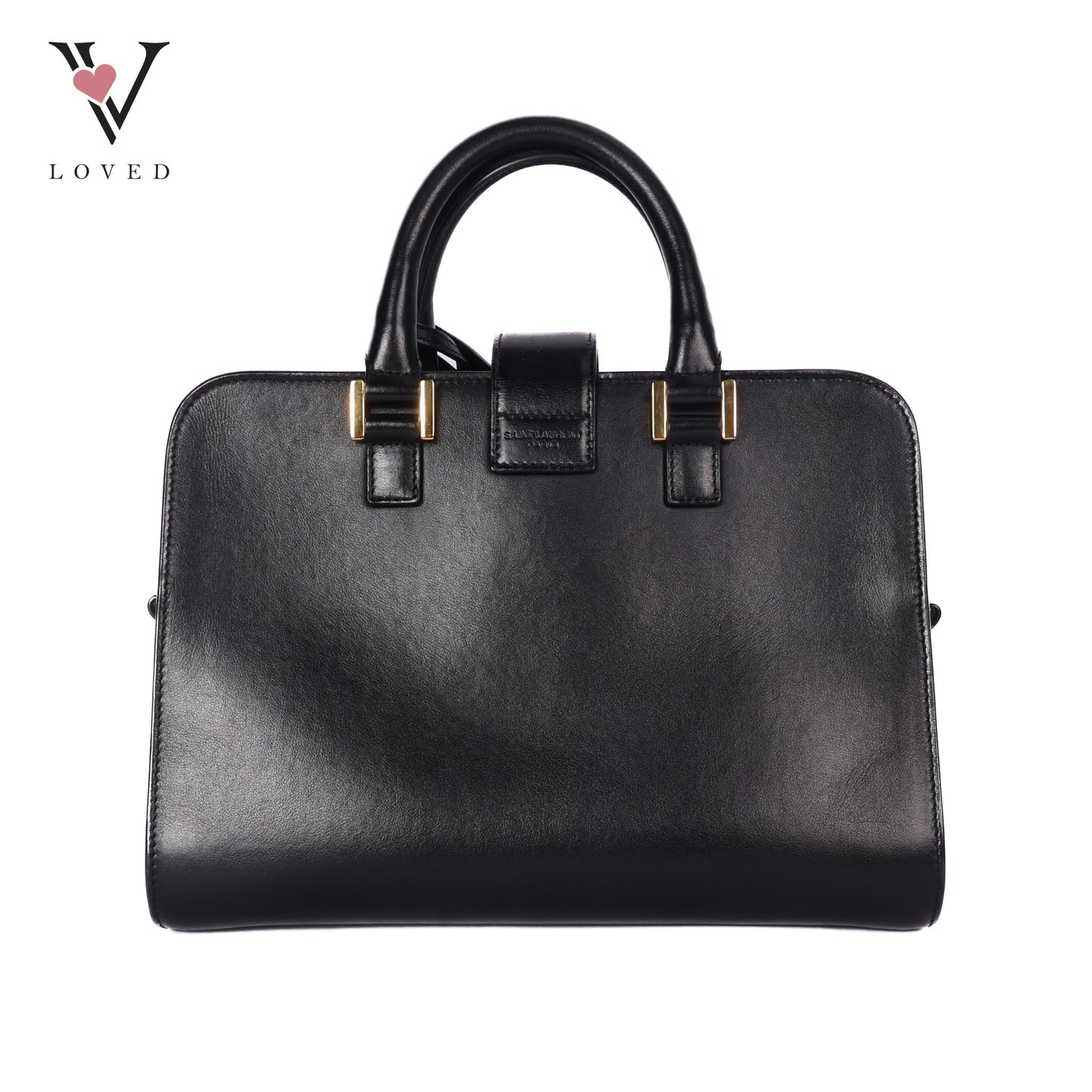 Baby Monogram Cabas In Black Leather