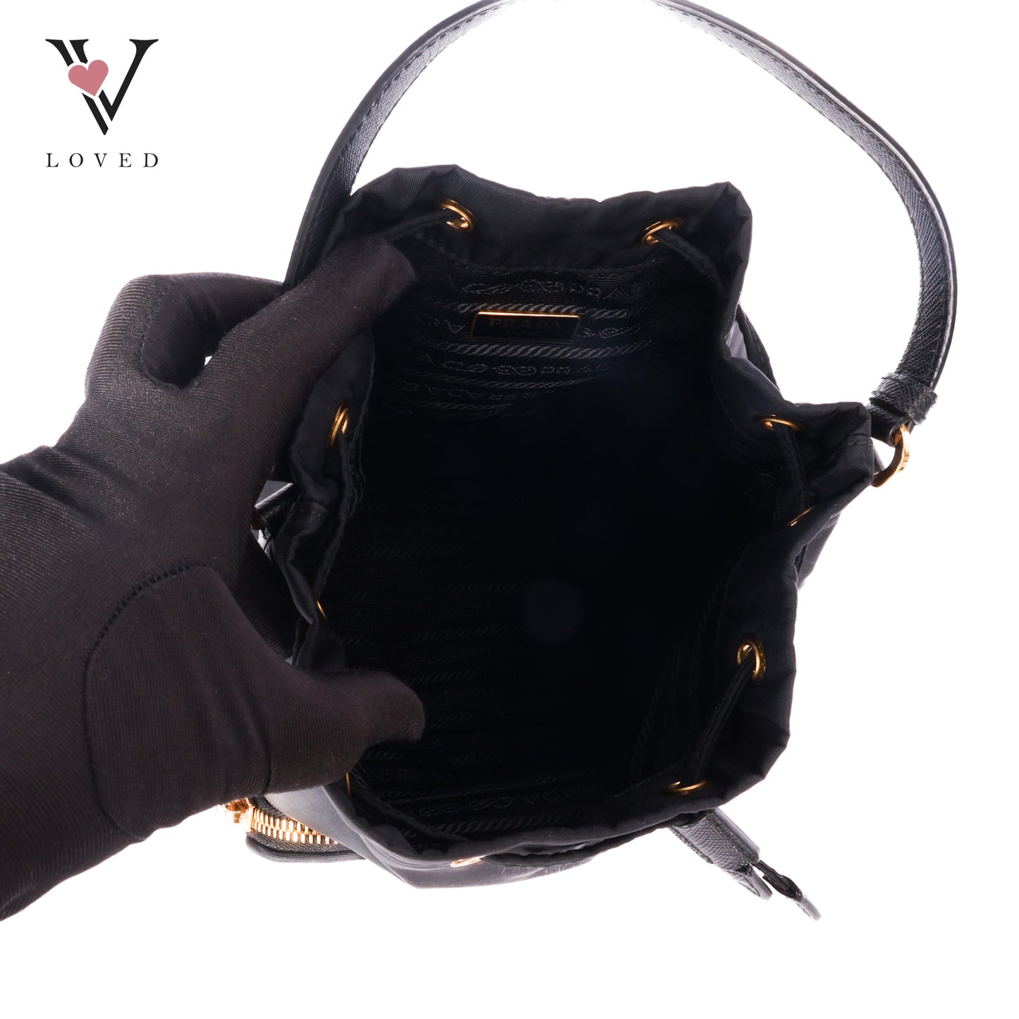 Bucket Nylon Crossbody Bag