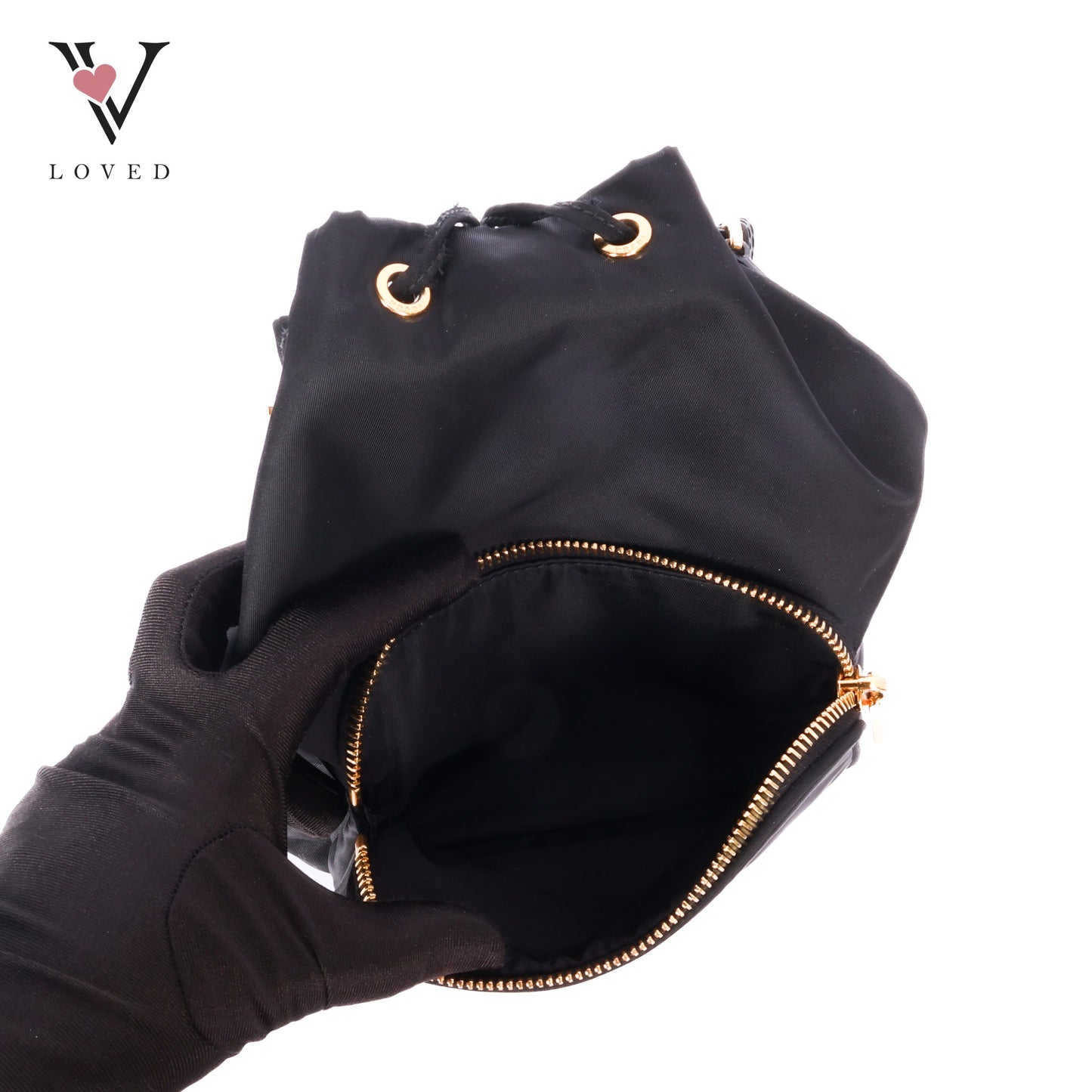 Bucket Nylon Crossbody Bag
