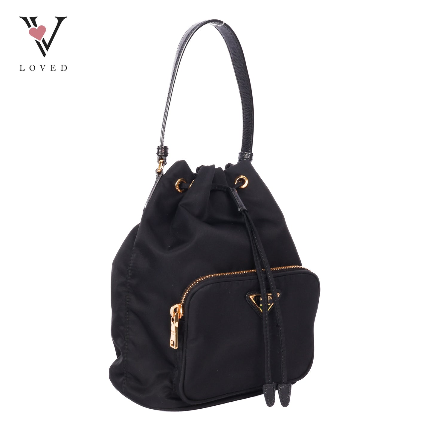 Bucket Nylon Crossbody Bag