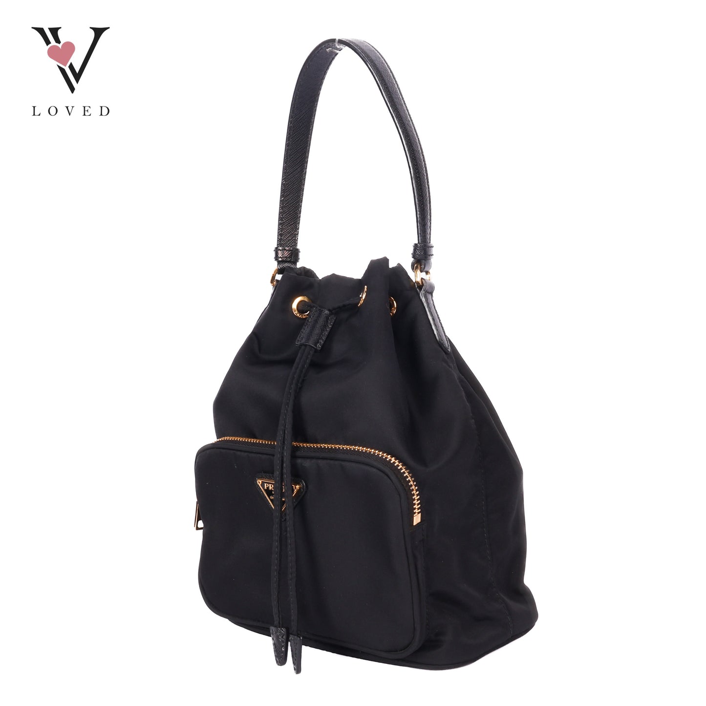 Bucket Nylon Crossbody Bag