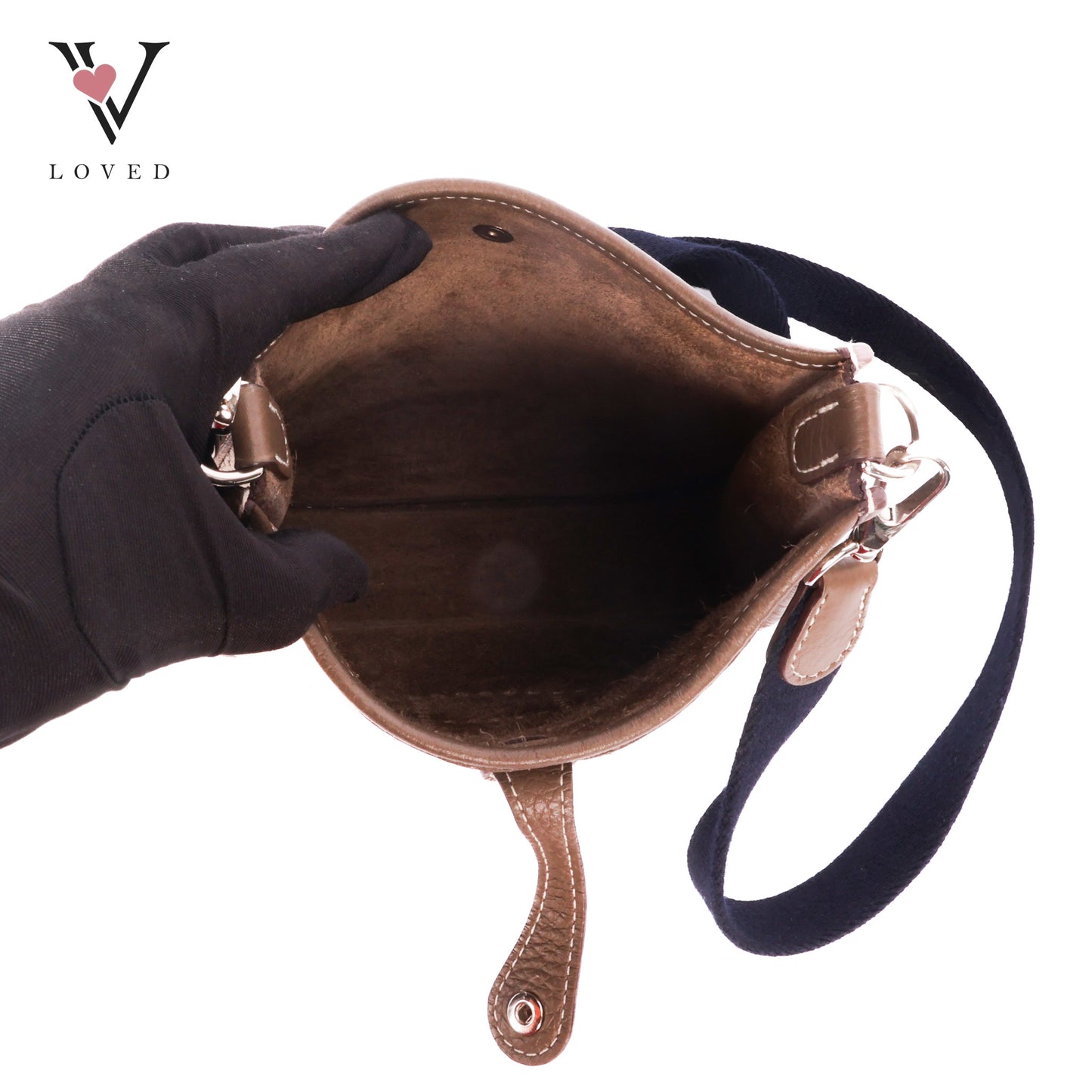 Evelyne In Taupe Clemence Leather