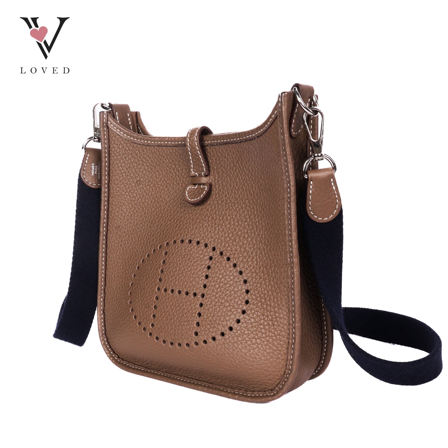 Evelyne In Taupe Clemence Leather