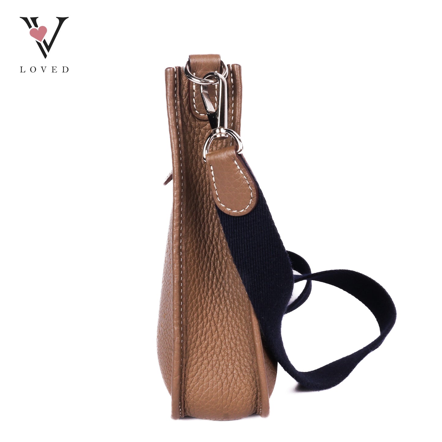 Evelyne In Taupe Clemence Leather