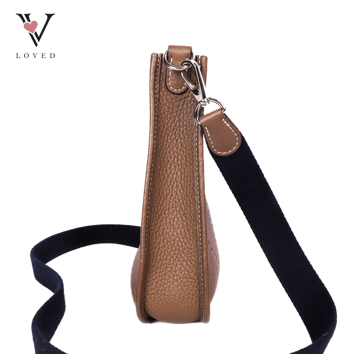 Evelyne In Taupe Clemence Leather