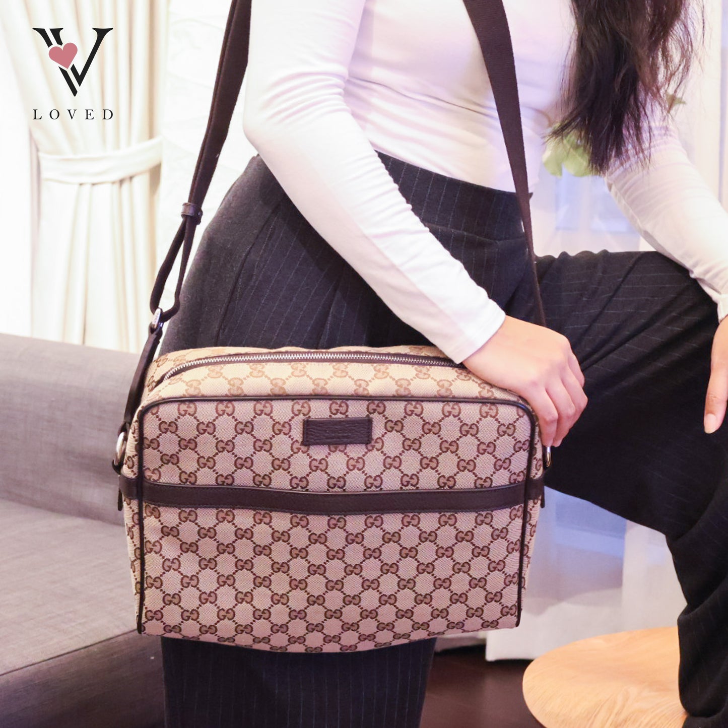 GG Monogram Messenger