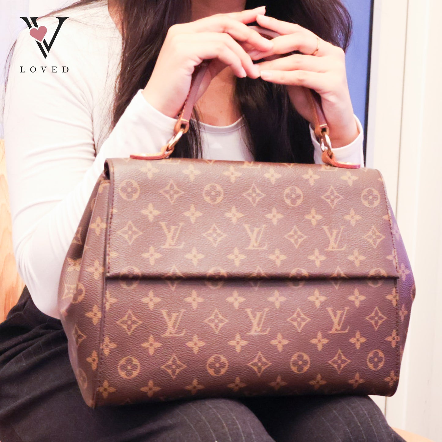 Monogram Canvas Cluny Bag