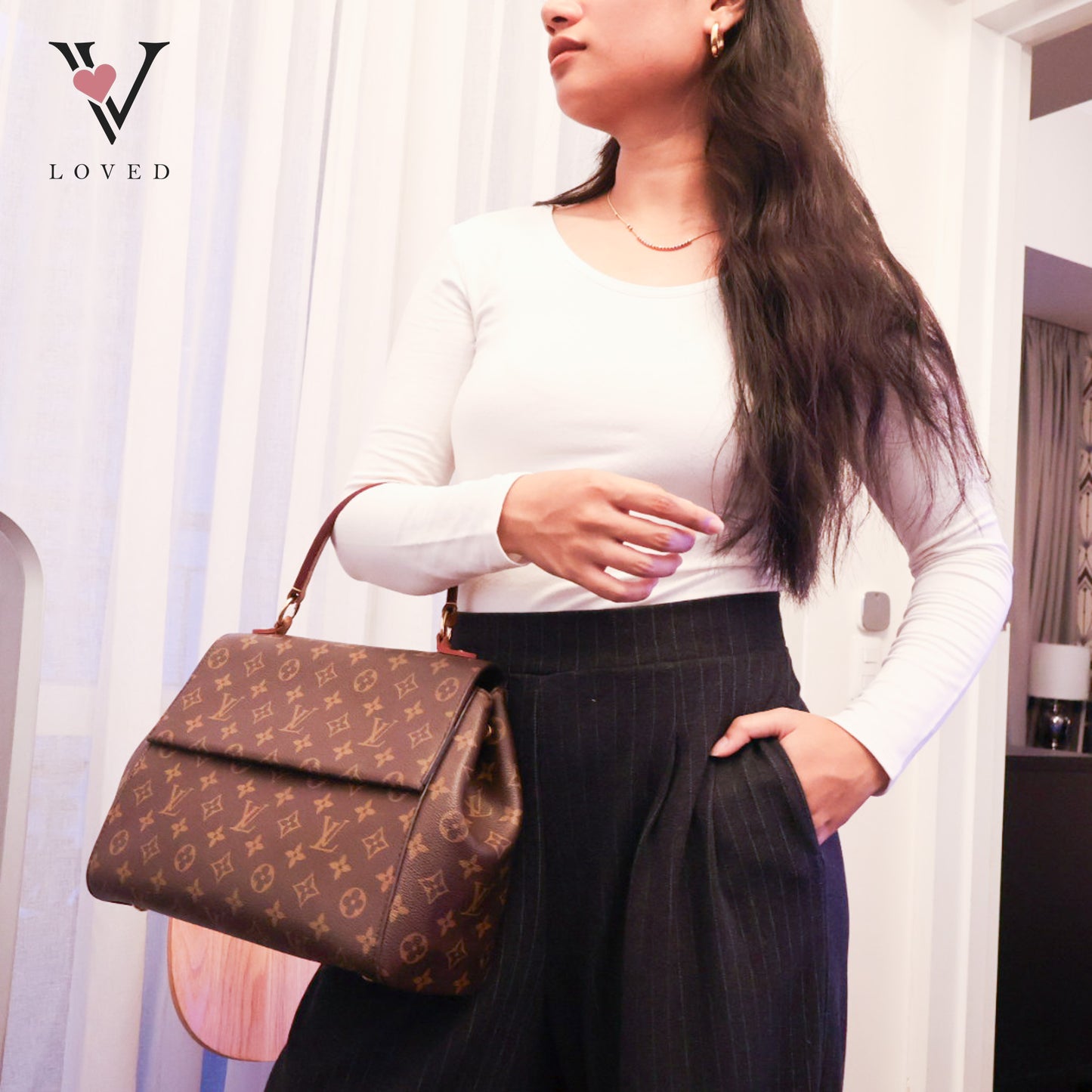 Monogram Canvas Cluny Bag