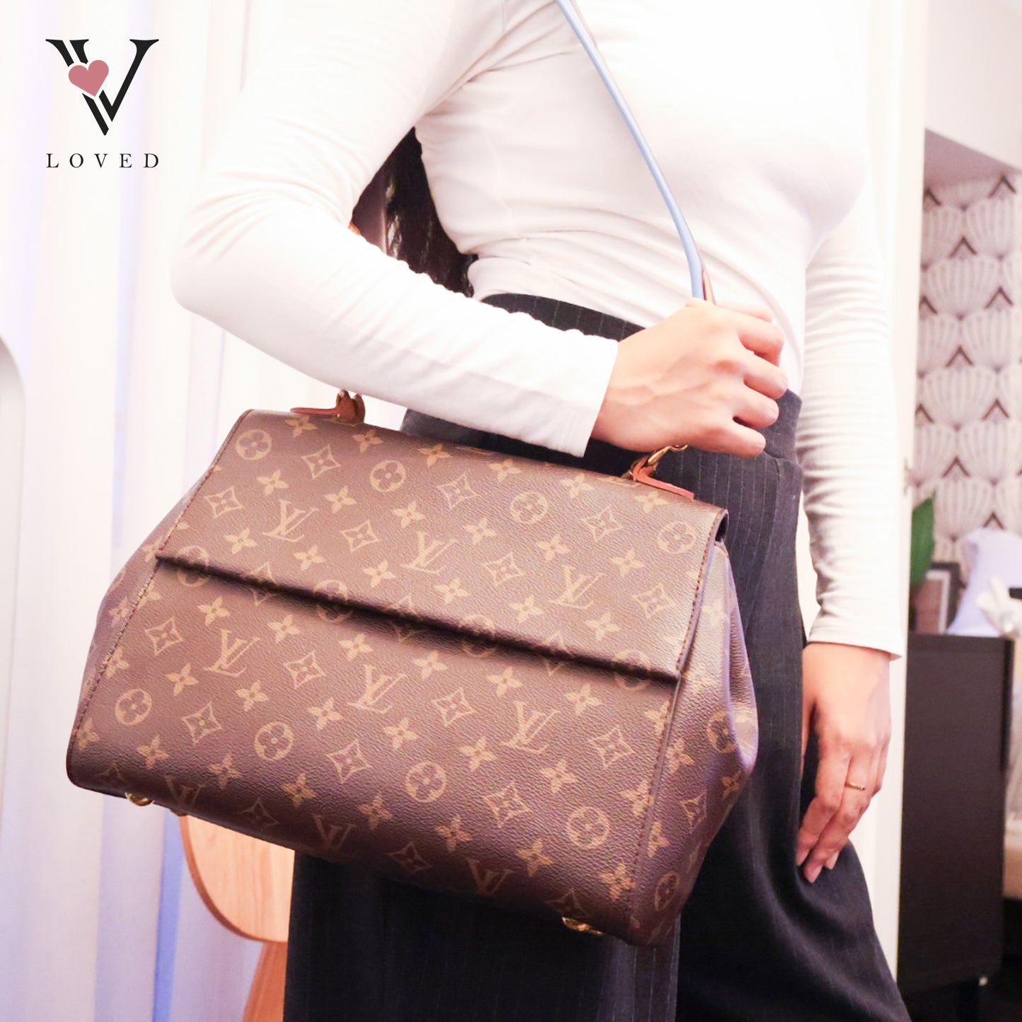 Monogram Canvas Cluny Bag