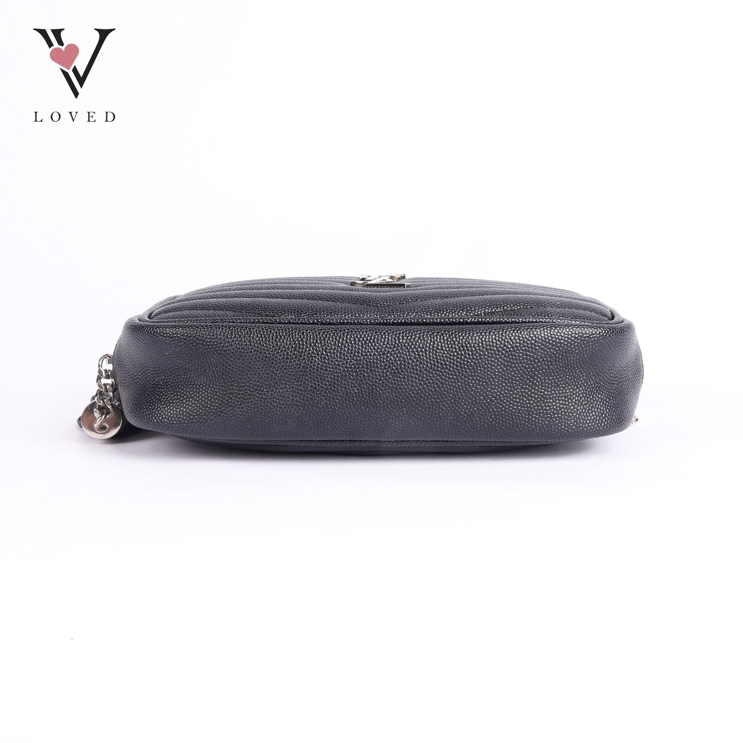 Grained Leather Matelasse Monogram Mini Lou Camera Bag