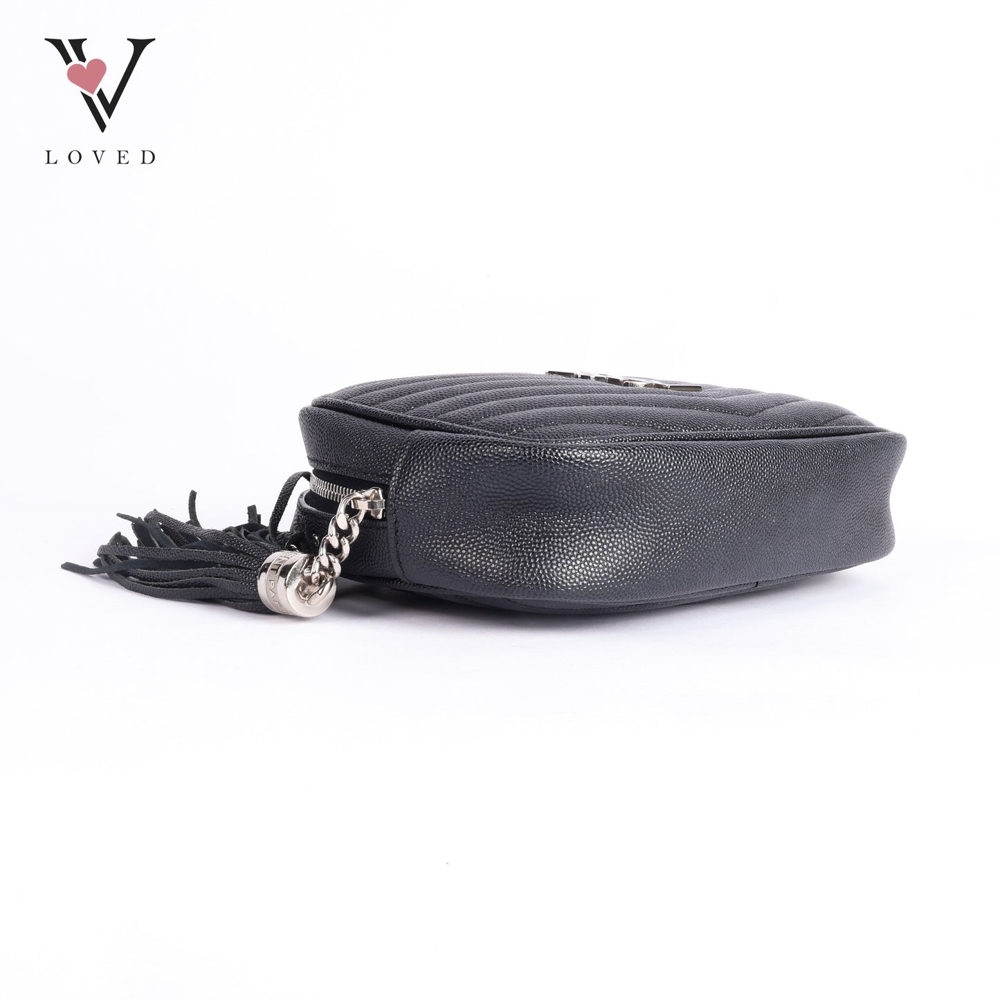 Grained Leather Matelasse Monogram Mini Lou Camera Bag