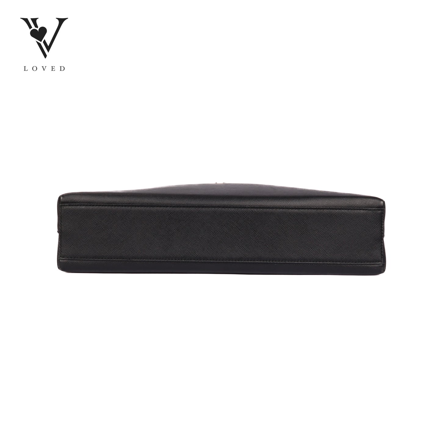 Gancio Hobo Bag In Black Saffiano Leather