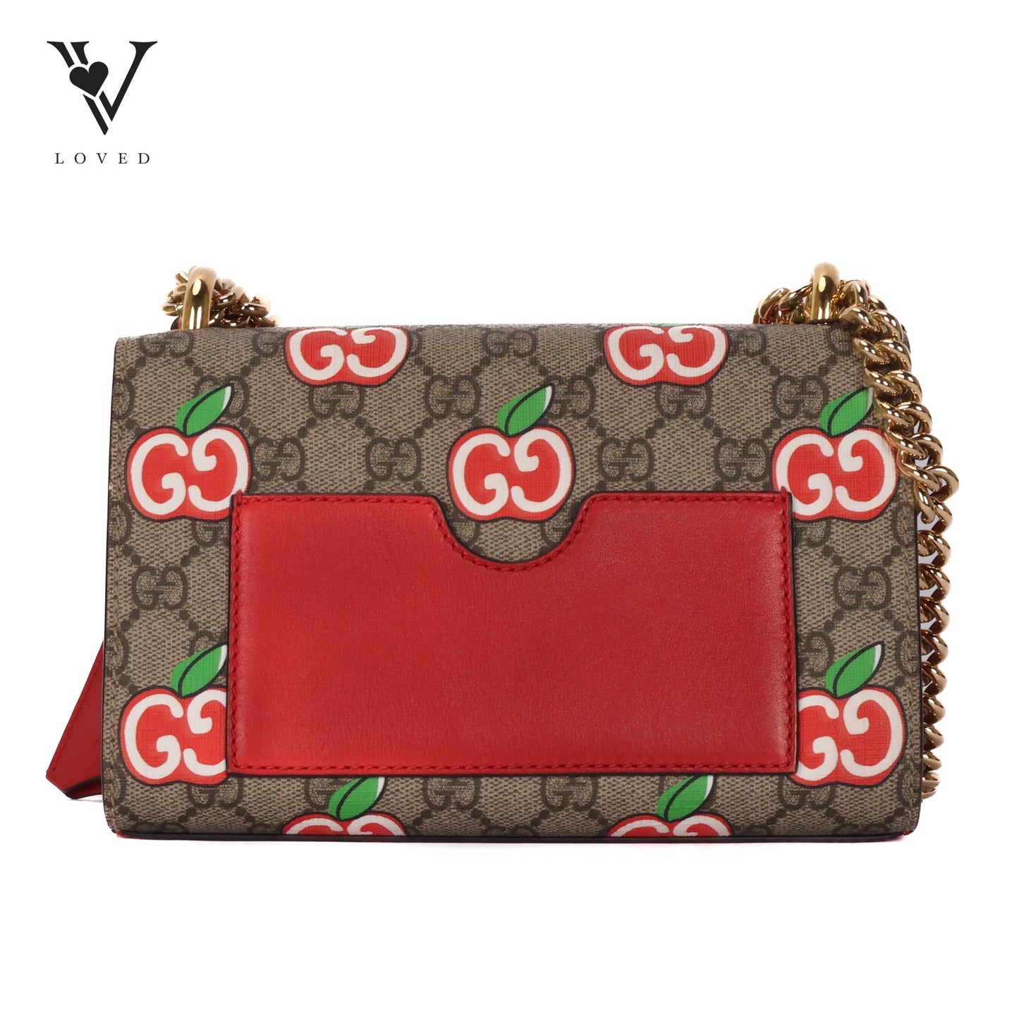 Padlock Shoulder Bag Printed GG Coated Canvas Small