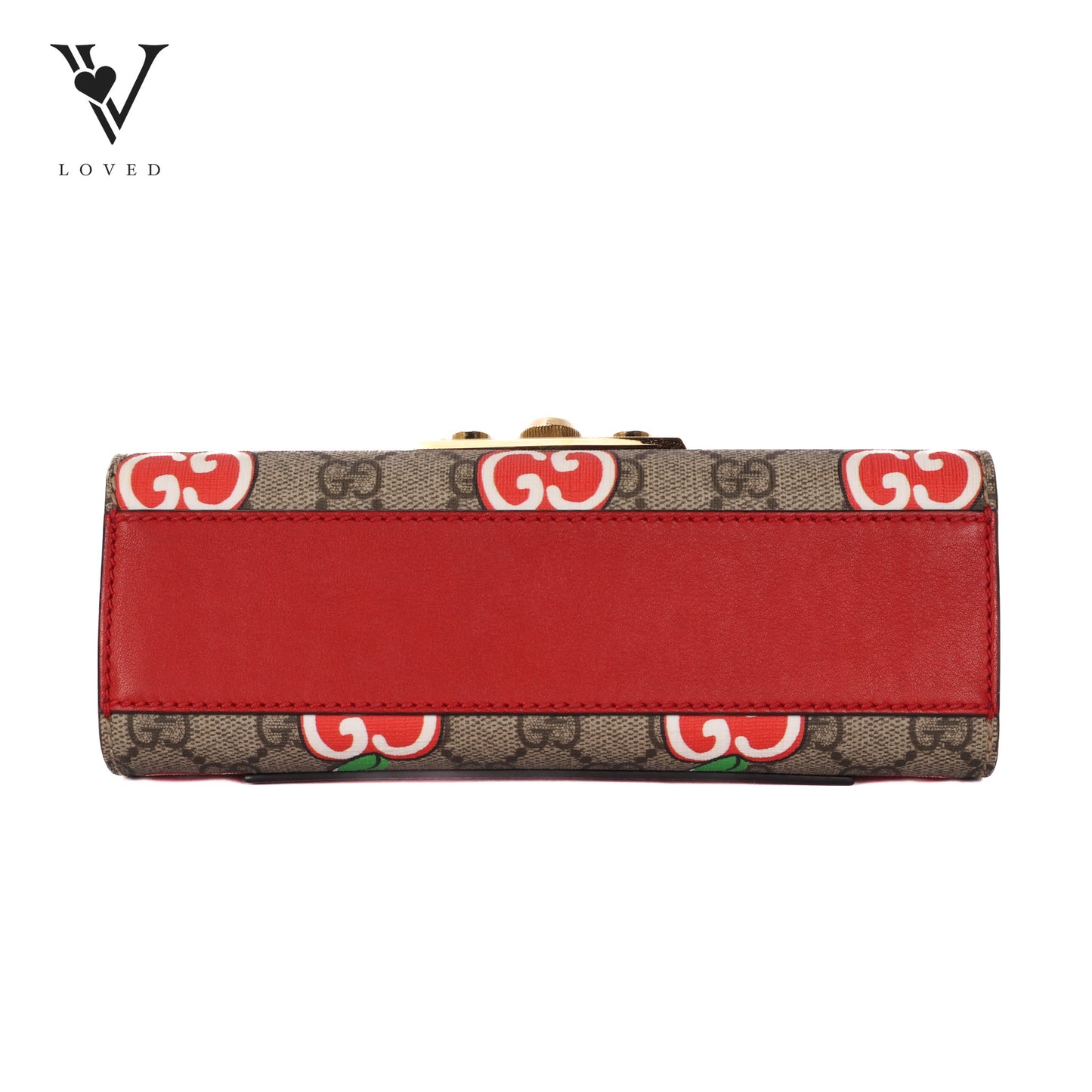 Padlock Shoulder Bag Printed GG Coated Canvas Small