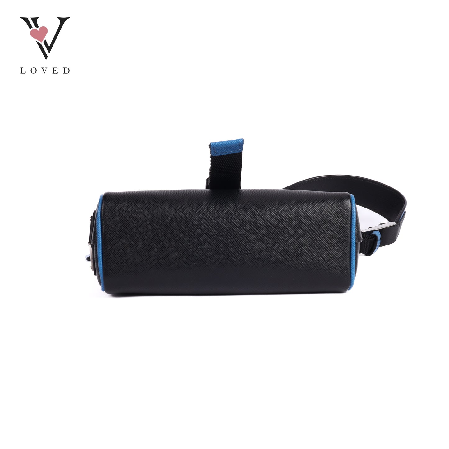 Black Saffiano Buckle Flap
