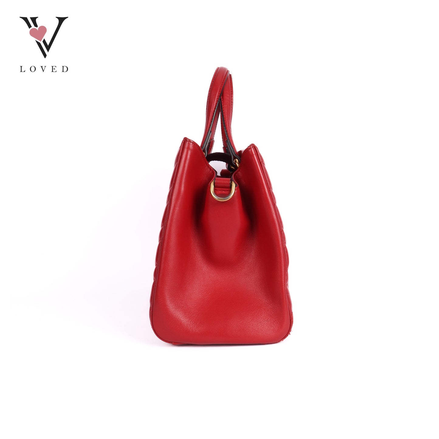 Marmont Shoulder Bag in Red Leather