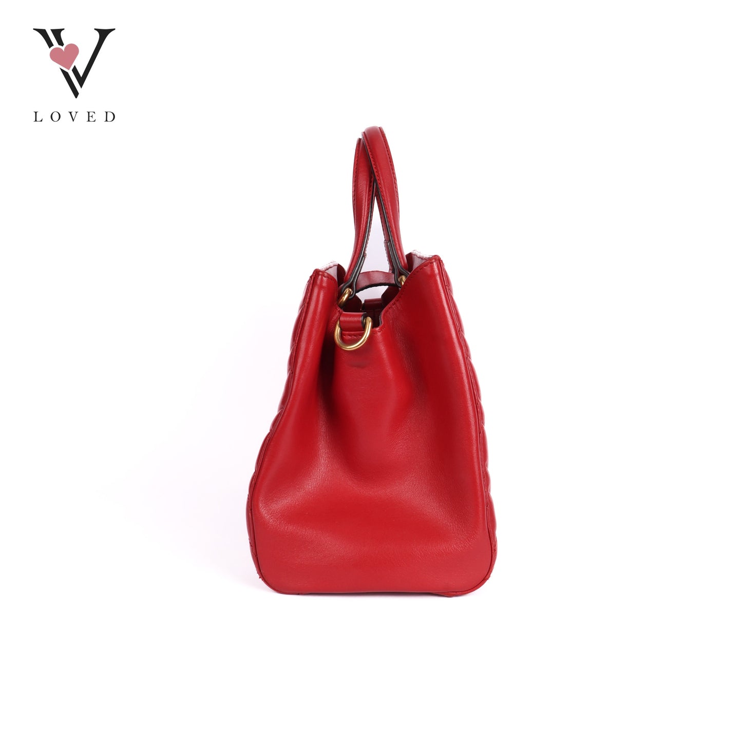 Marmont Shoulder Bag in Red Leather