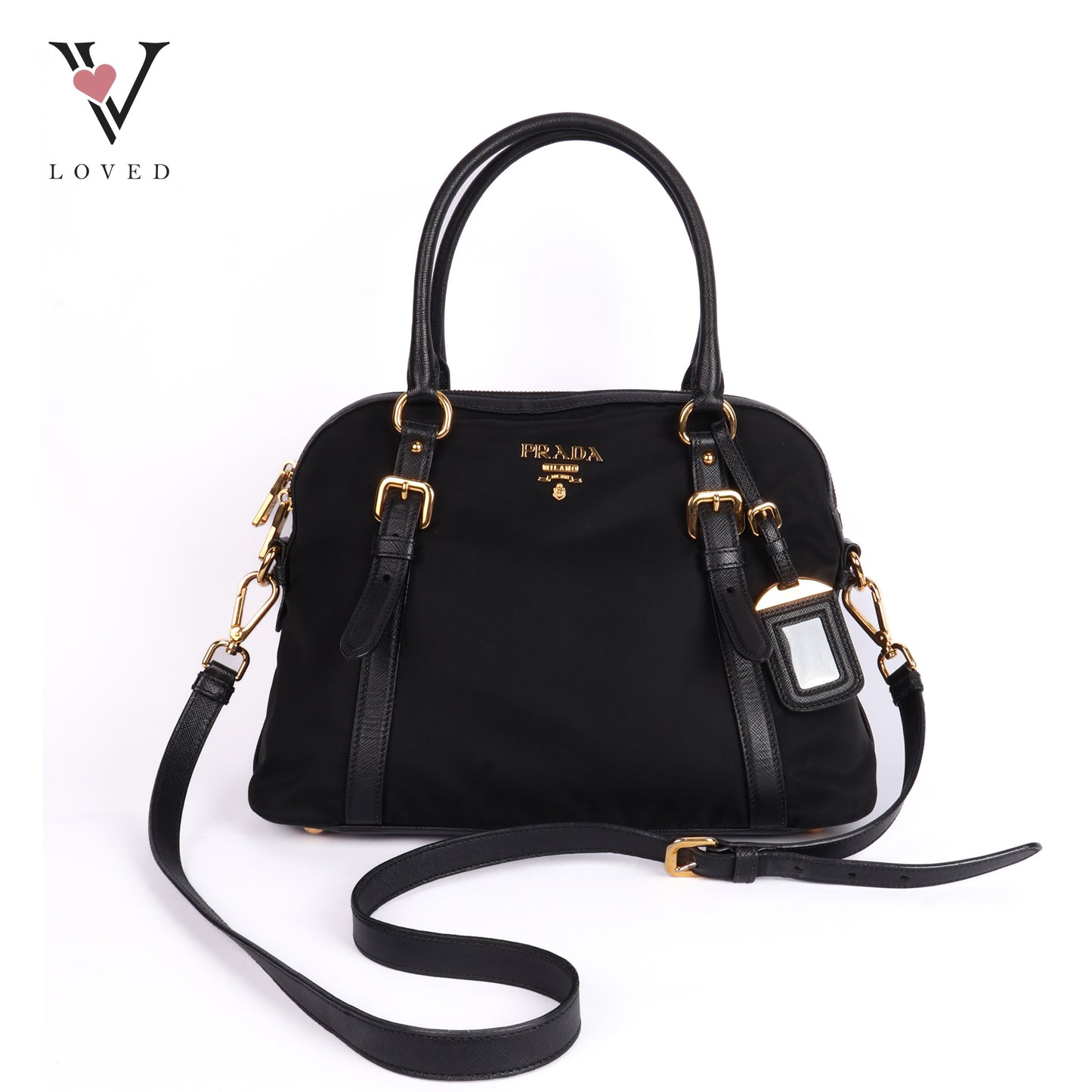 Bauletto Black Handbag