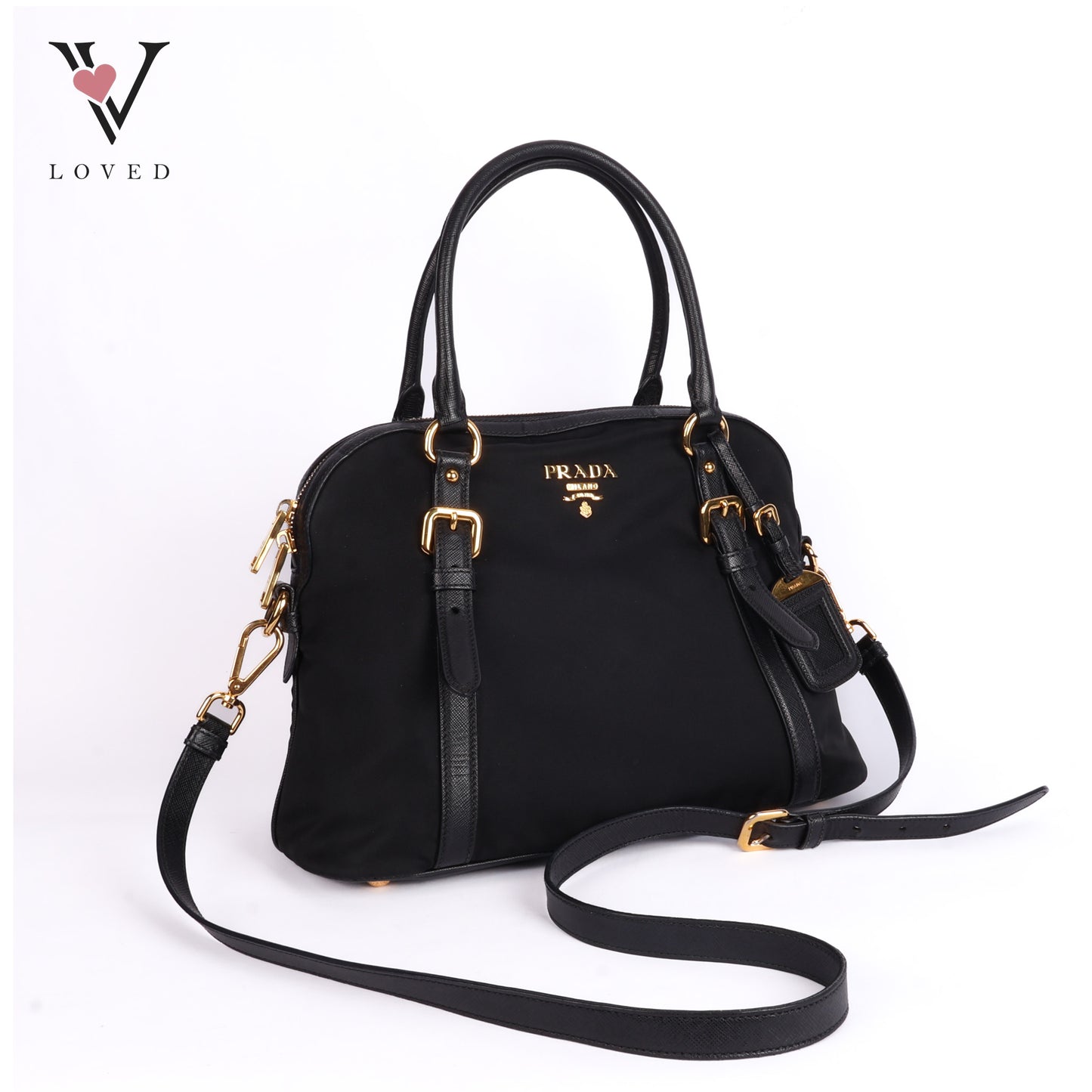 Bauletto Black Handbag