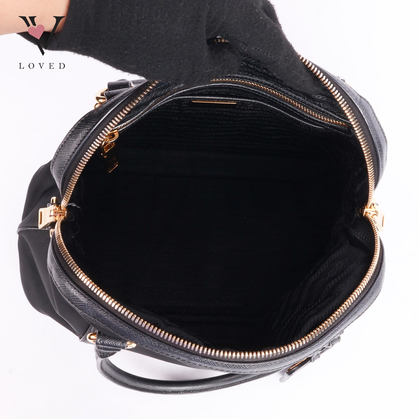 Bauletto Black Handbag