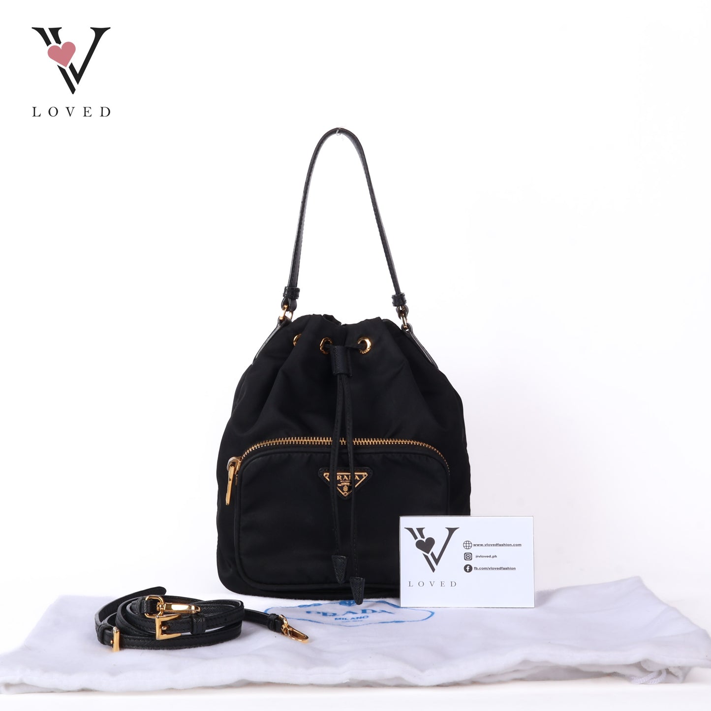 Vela Nylon Bucket Bag