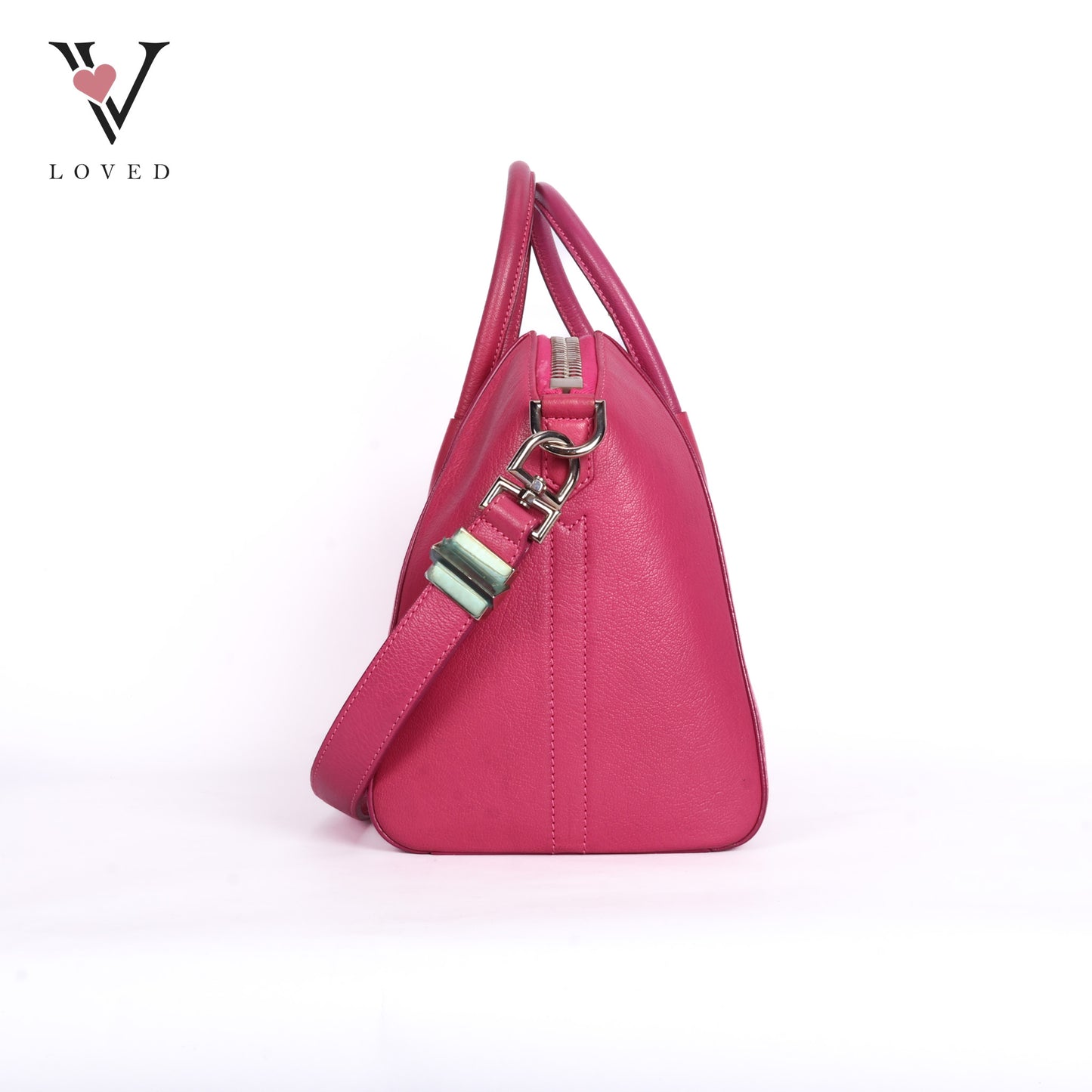 Antigona Small In Pink Goat Leather