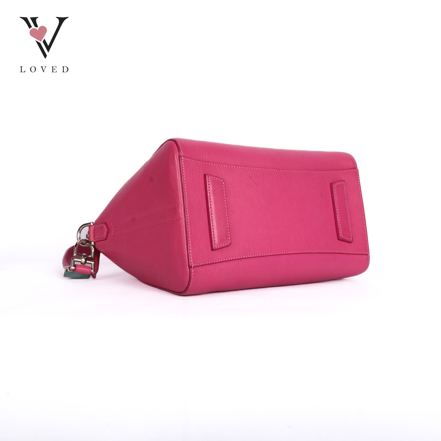 Antigona Small In Pink Goat Leather