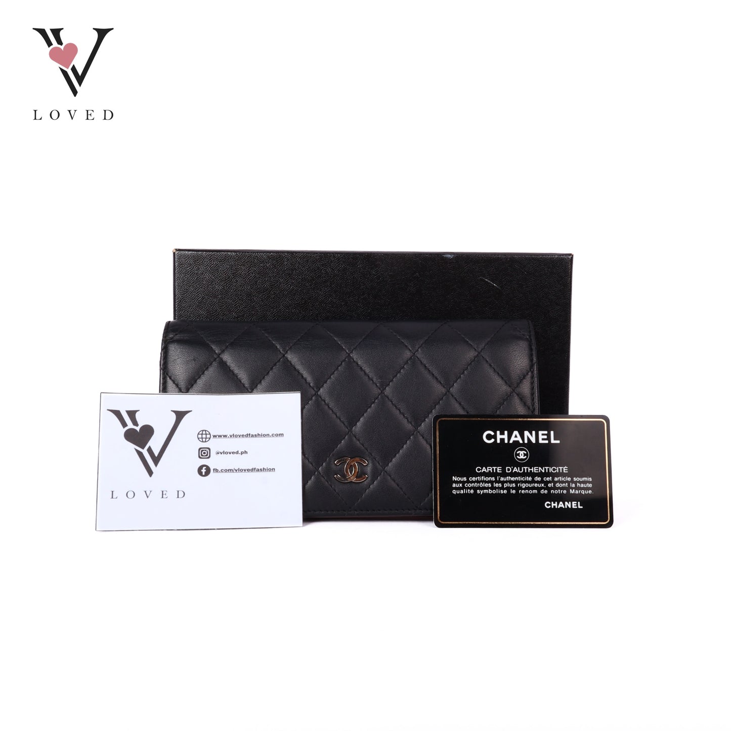 Wallet Classic Quilted Lambskin