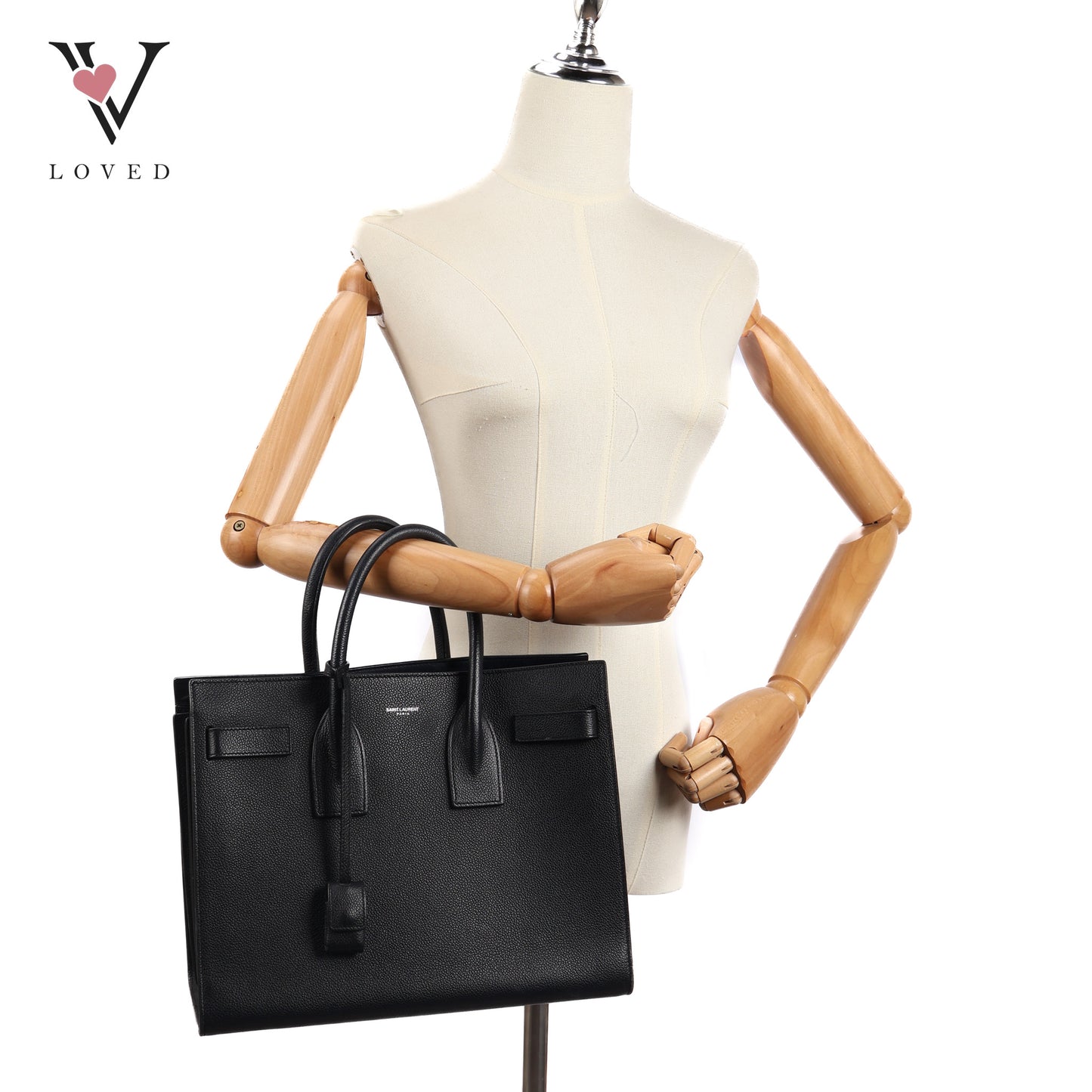 Baby Sac De Jour Small In Black Grained Leather