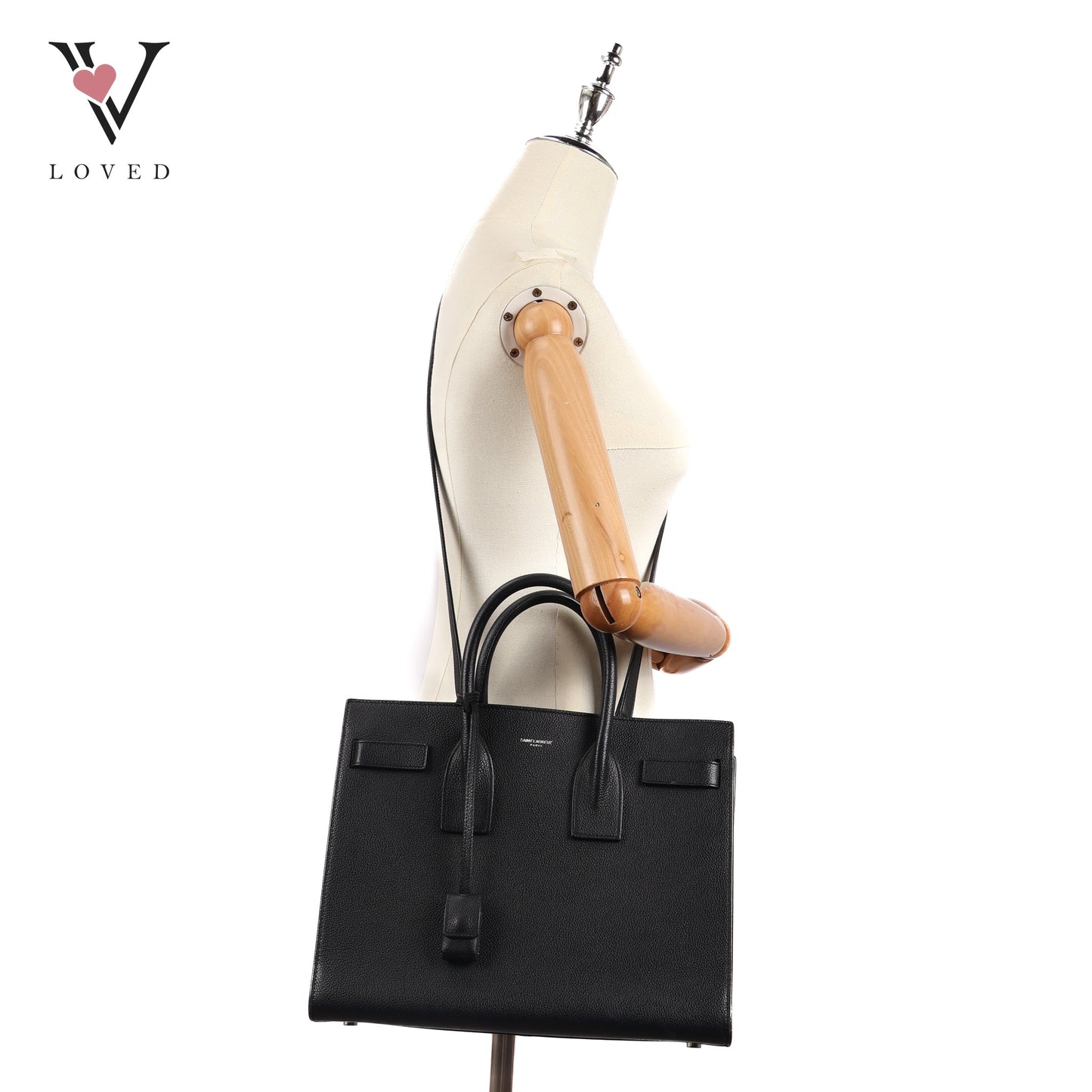 Baby Sac De Jour Small In Black Grained Leather