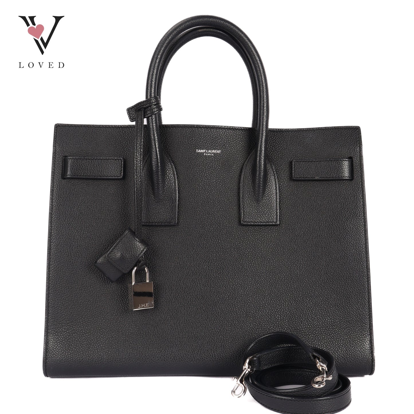 Baby Sac De Jour Small In Black Grained Leather