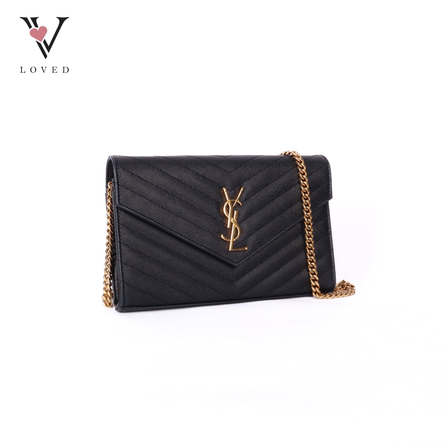 Cassandre Matelasse Leather Wallet On Chain