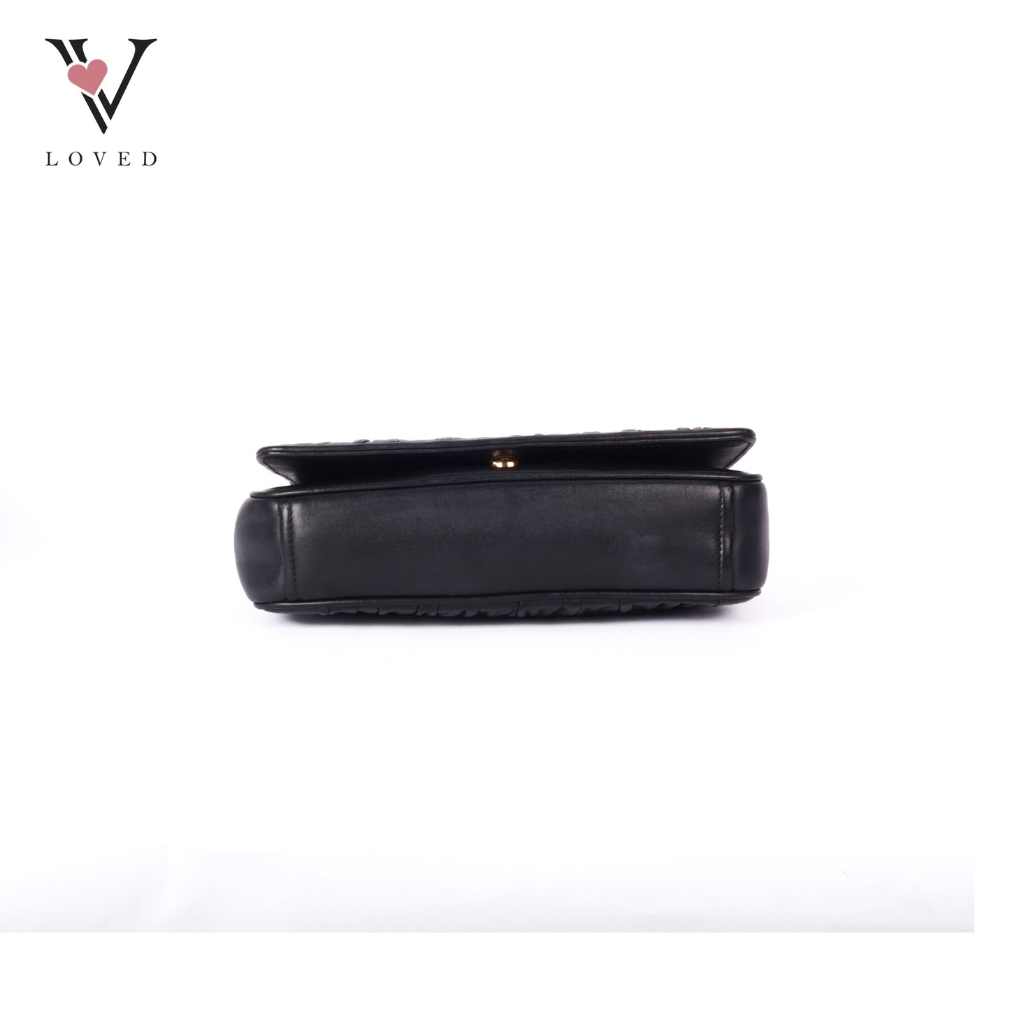 Chain Flap Shoulder Bag Nappa Gauffre