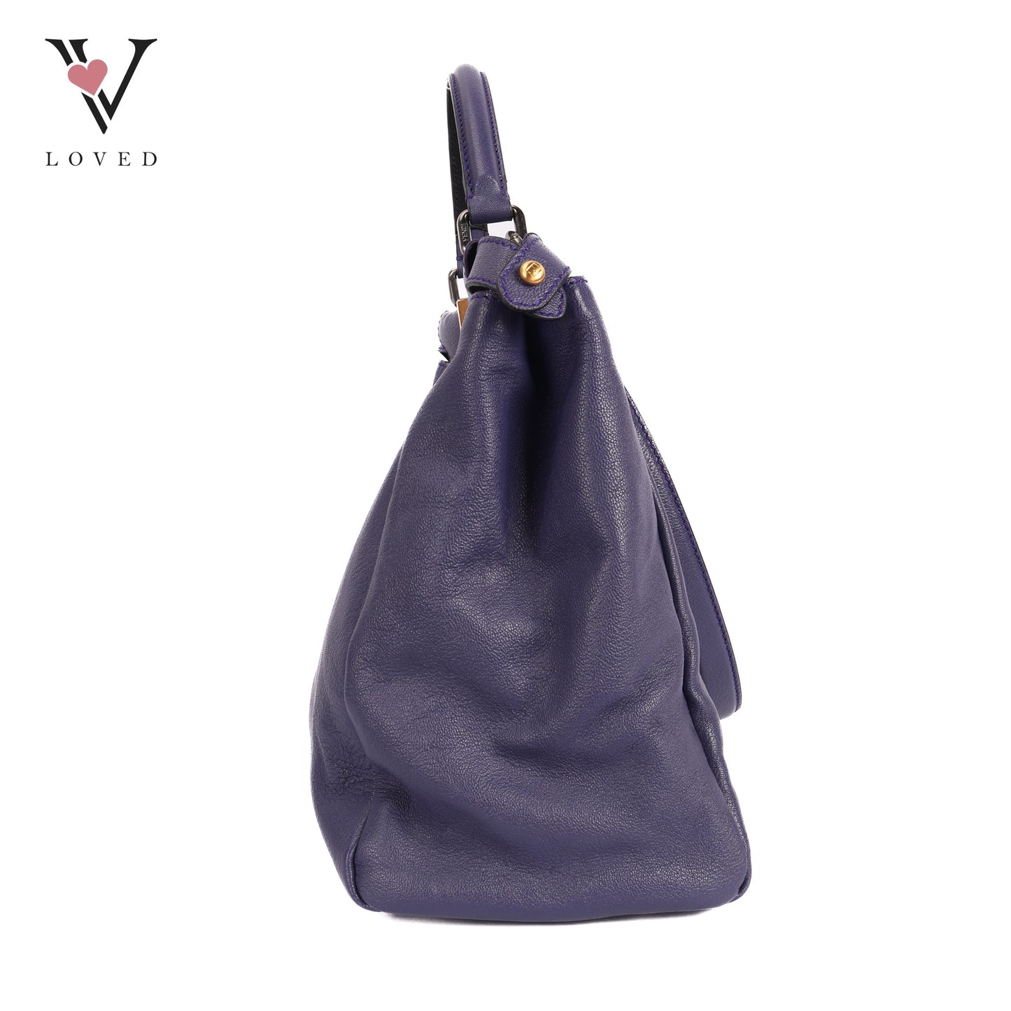 Peekaboo Medium in Viola and Tabacco Calfskin Leather