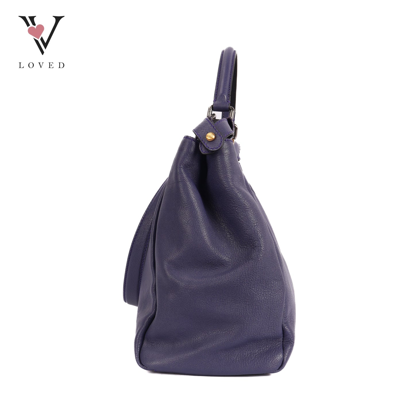 Peekaboo Medium in Viola and Tabacco Calfskin Leather