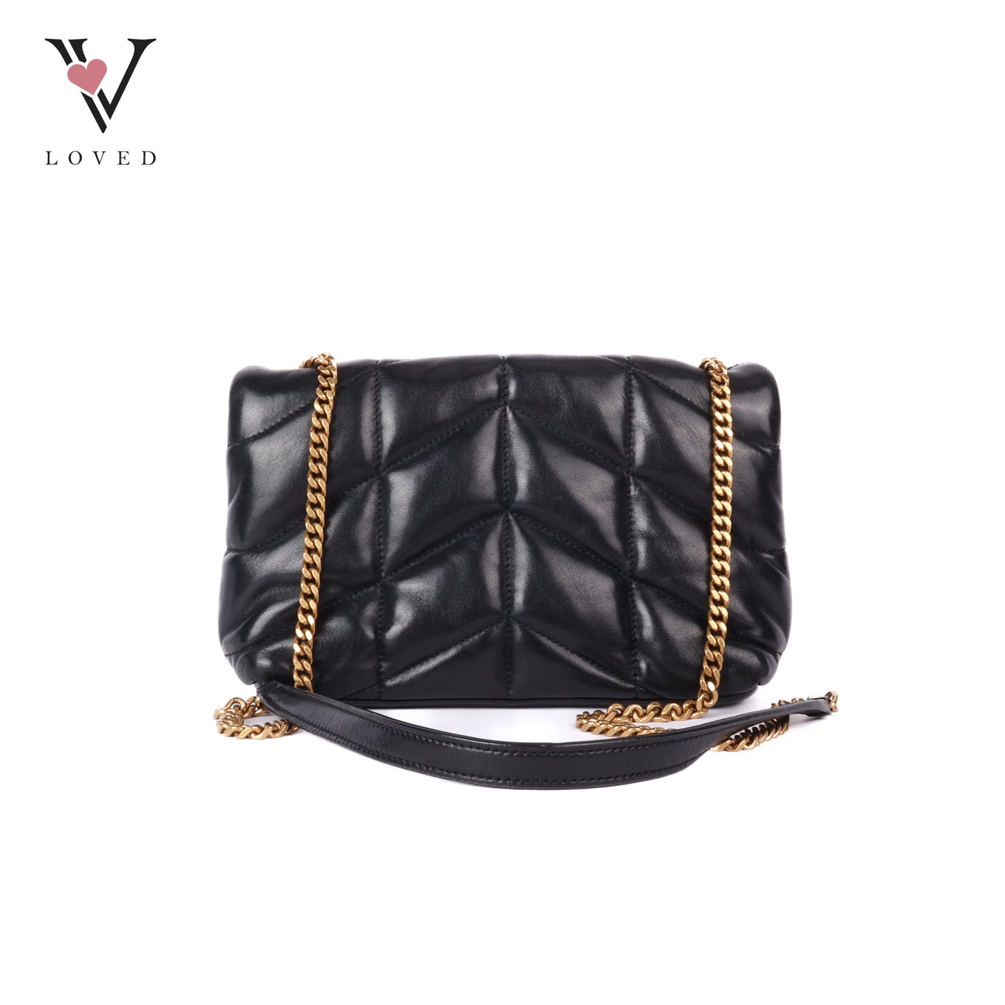 Toy Puffer Black Shoulder Bag