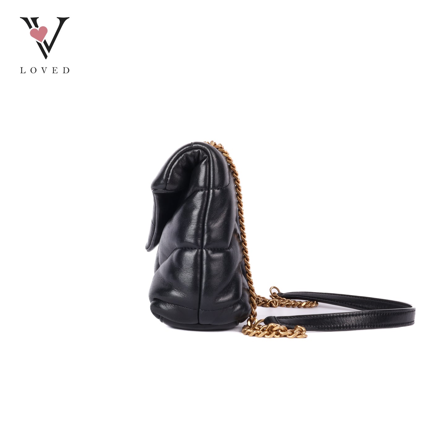 Toy Puffer Black Shoulder Bag