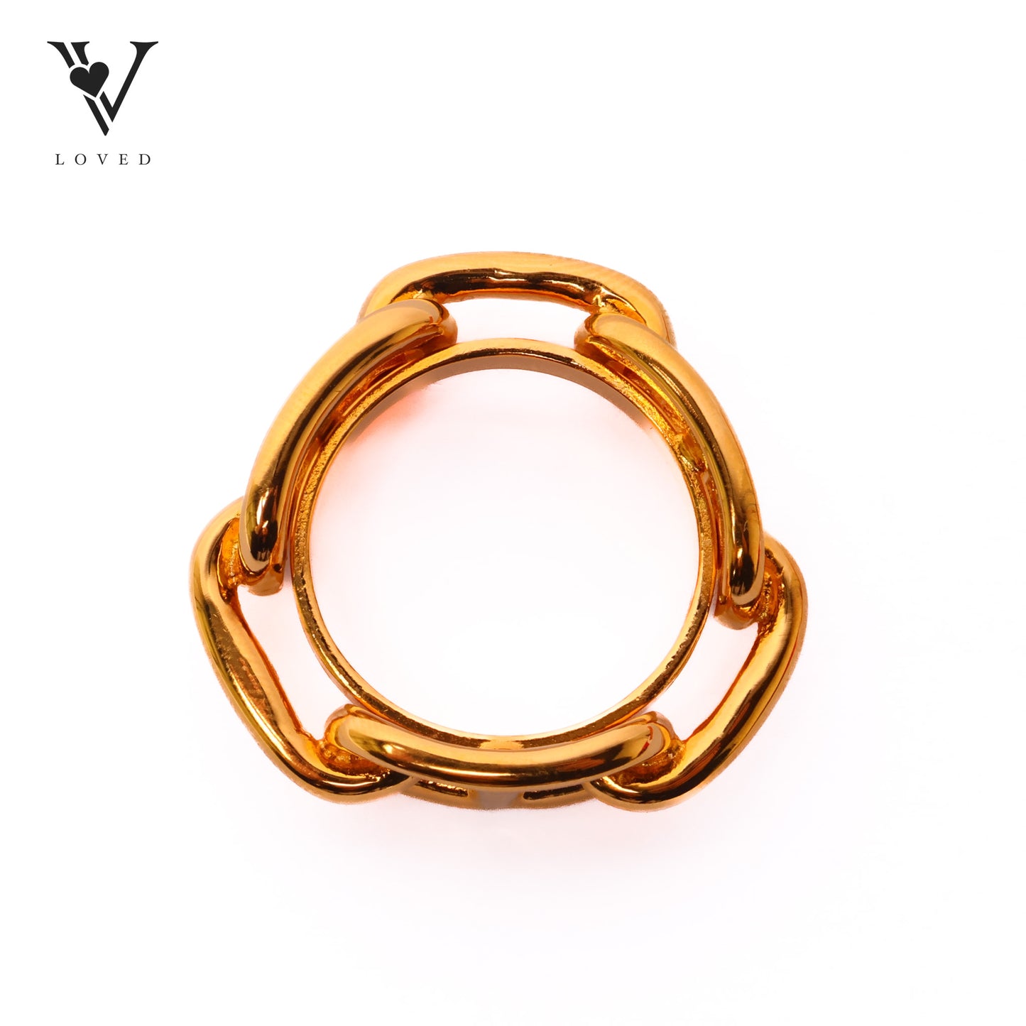 Chaine D'Incre Legate Scarf Ring Gold