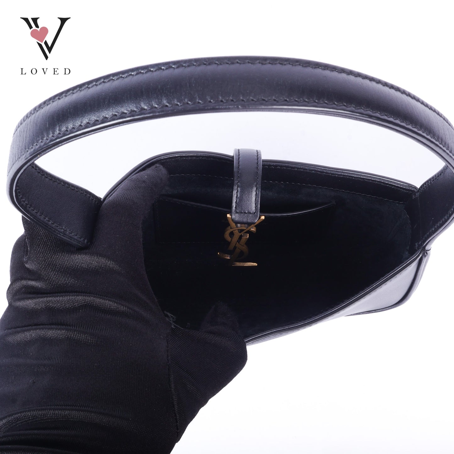Black Mini Le 5 A 7 Hobo Bag
