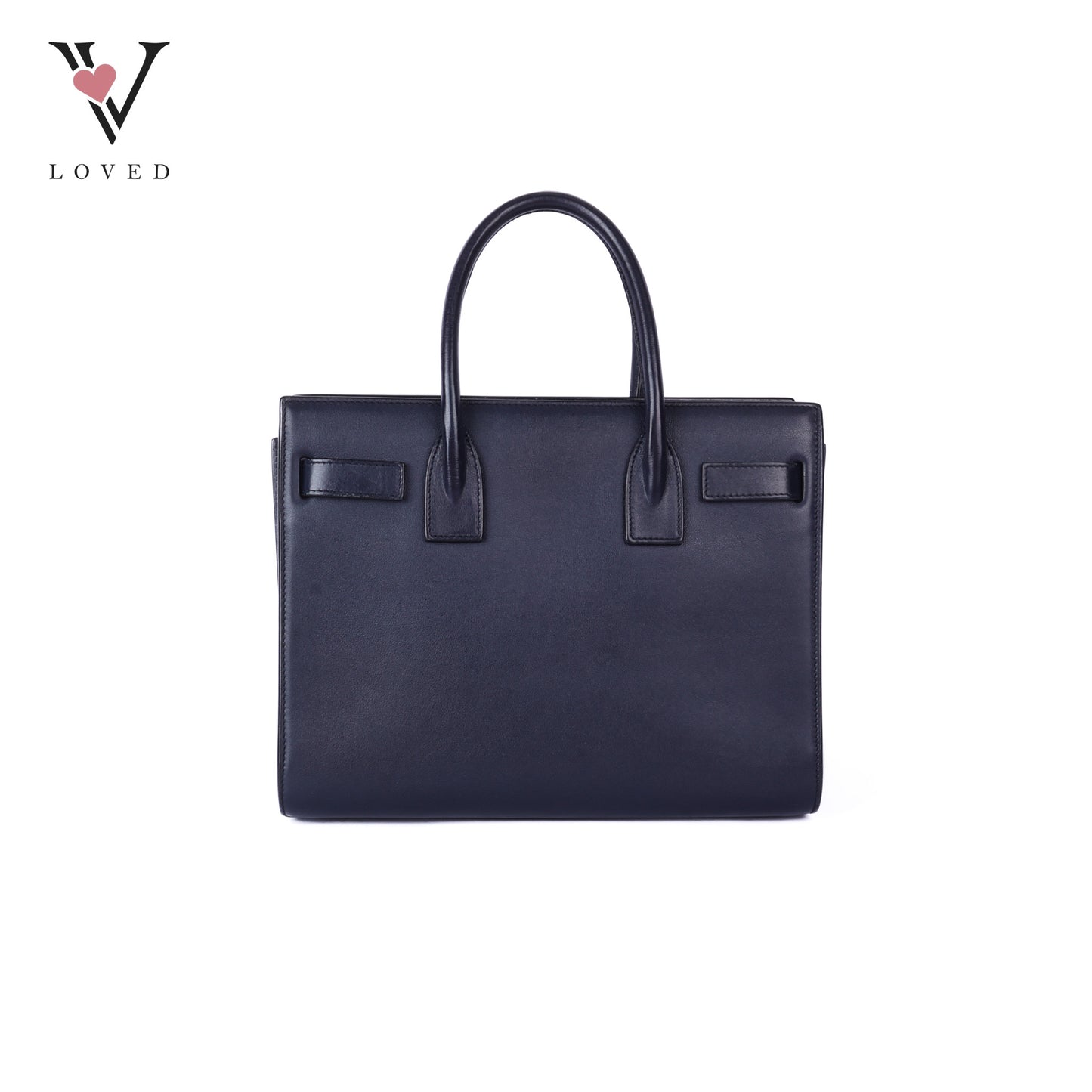 Sac De Jour Baby Black Leather Tote Bag