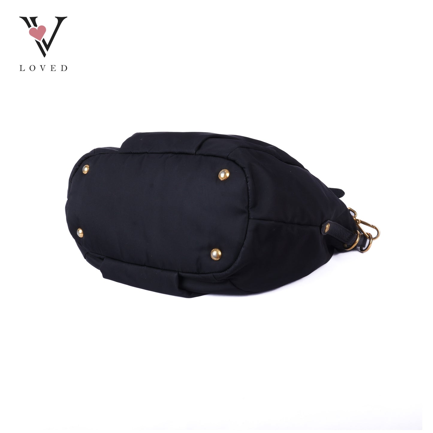 Black Nylon Sacca 2 Manici