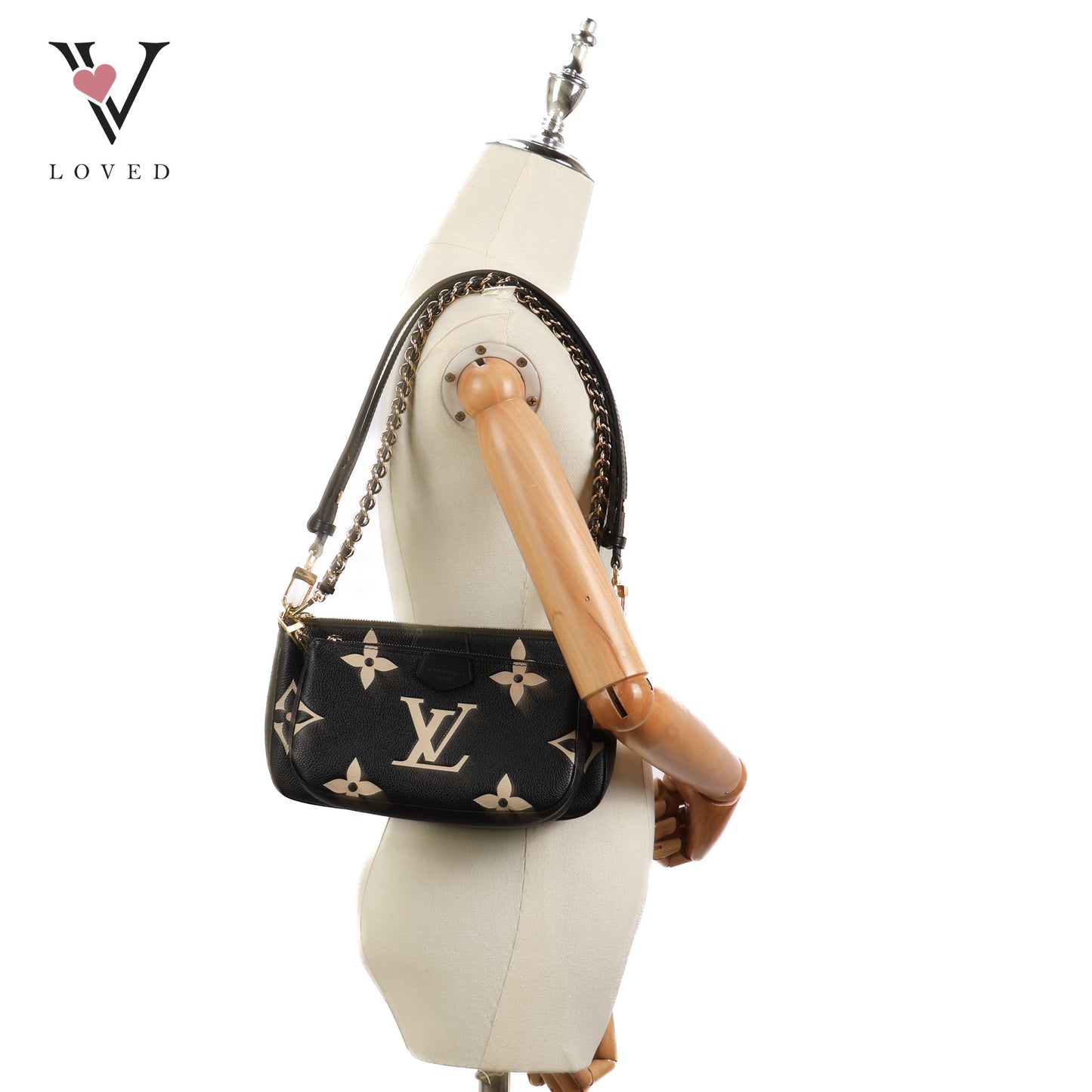 Multi Pochette Accessoires In Black Monogram Empriente Leather