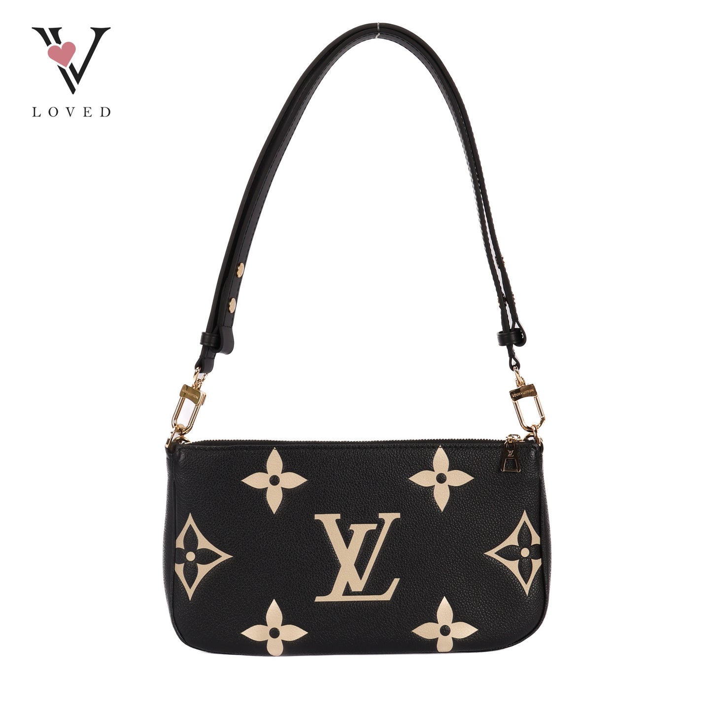 Multi Pochette Accessoires In Black Monogram Empriente Leather