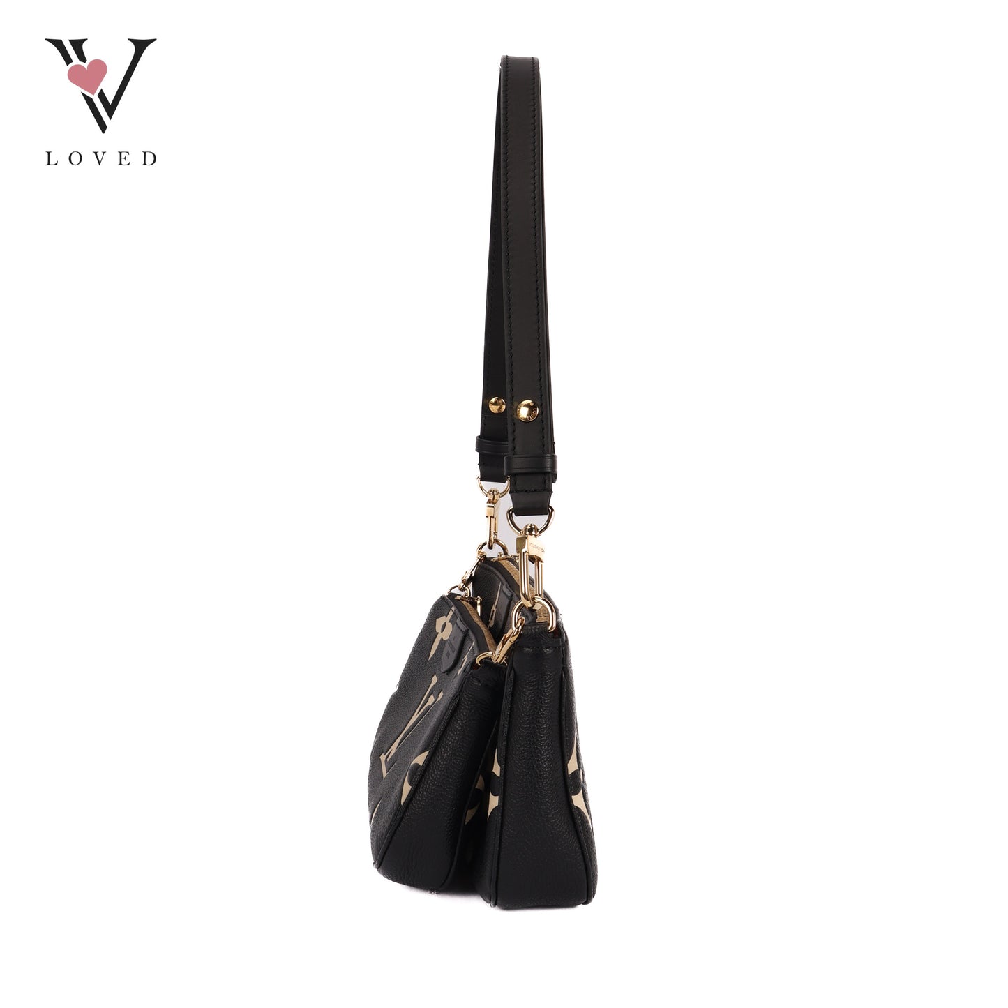 Multi Pochette Accessoires In Black Monogram Empriente Leather